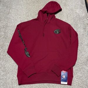 Champion burgundy hoodie
